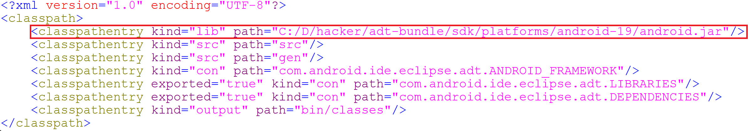 eclipse-export-javadoc-occurs-that-android-jar-does-not-exist-error-edit-android-project-classpath-file
